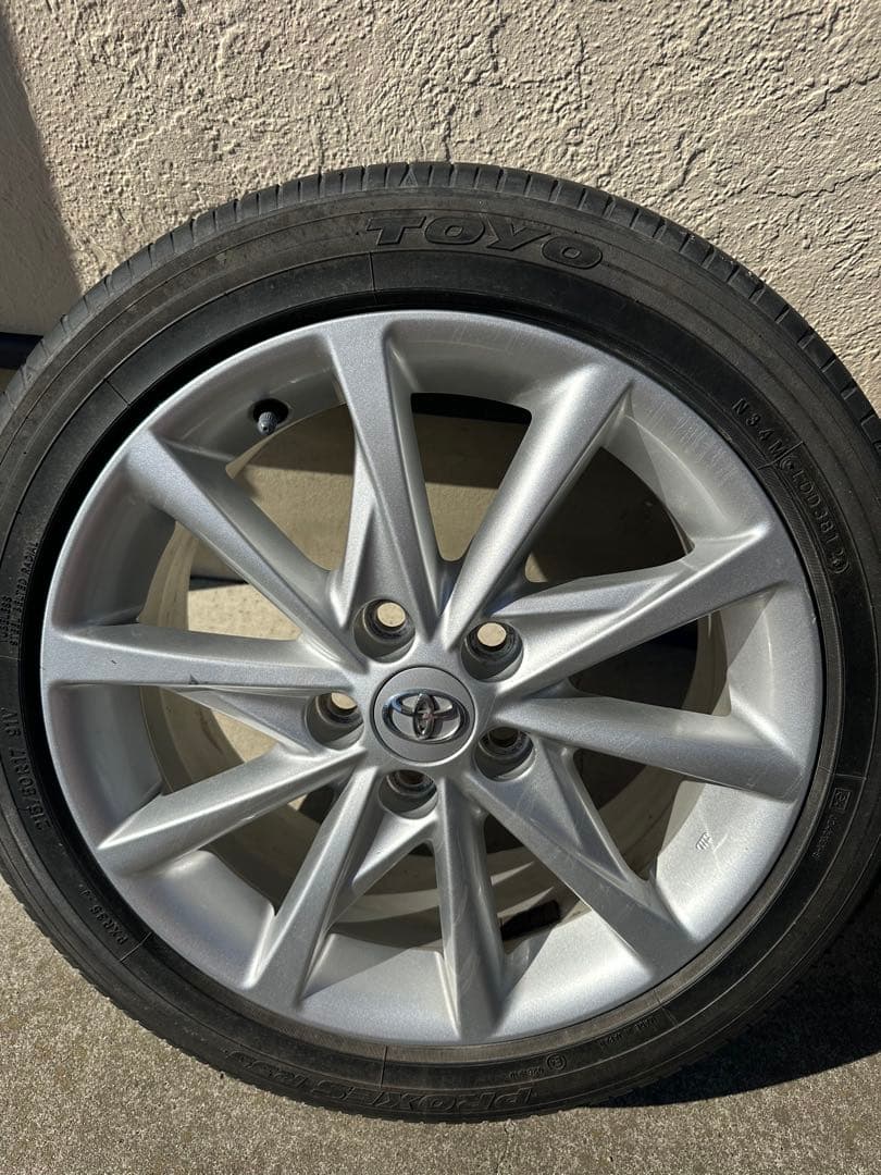 オアフ プリウスα 純正 アルミホイール 17インチ