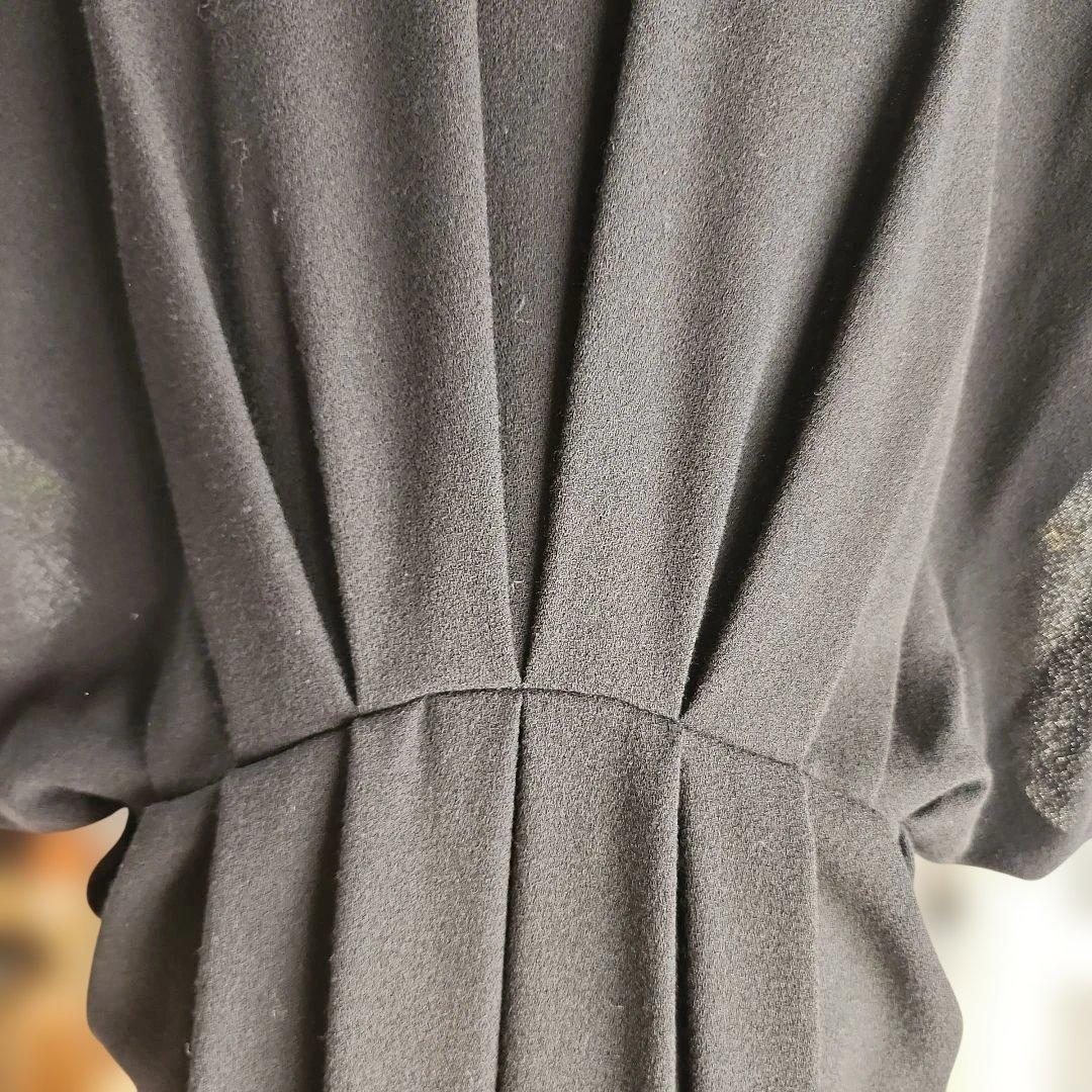 美品【Yves Saint Laurent 】ブラックワンピース サンローラン