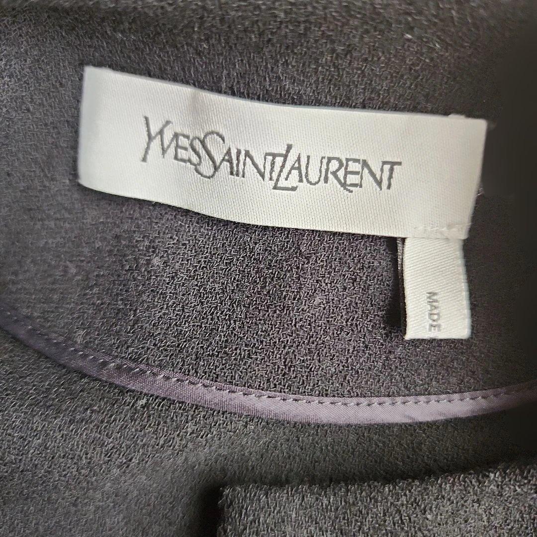 美品【Yves Saint Laurent 】ブラックワンピース サンローラン