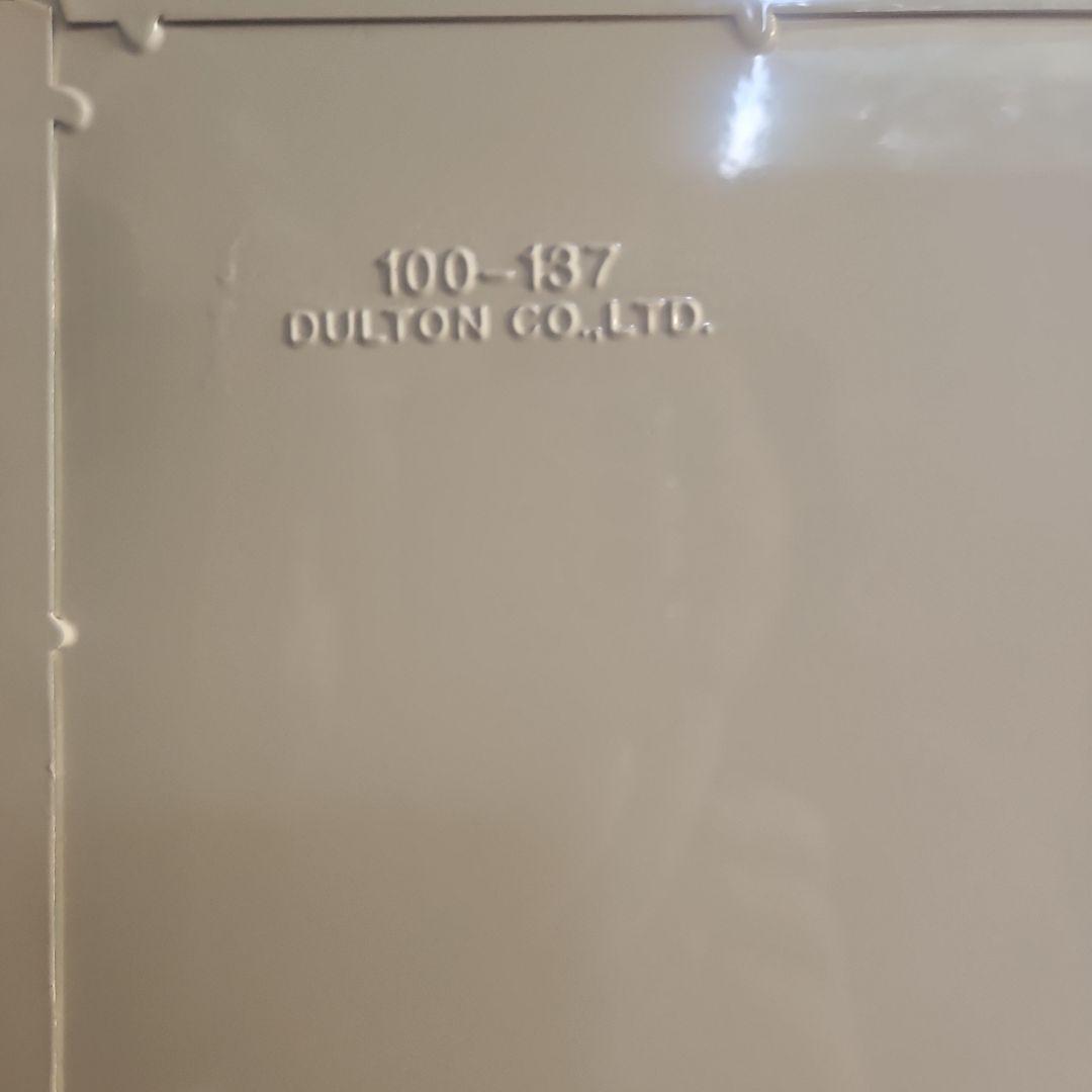 【美品】ダルトン ガラス キャビネット ディスプレイケース アイボリー 4棚