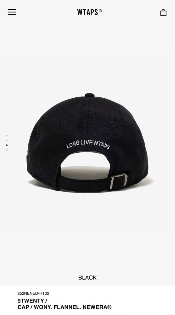 帽子 WTAPS 9TWENTY Cap WONY. Flannel. NEW ERA