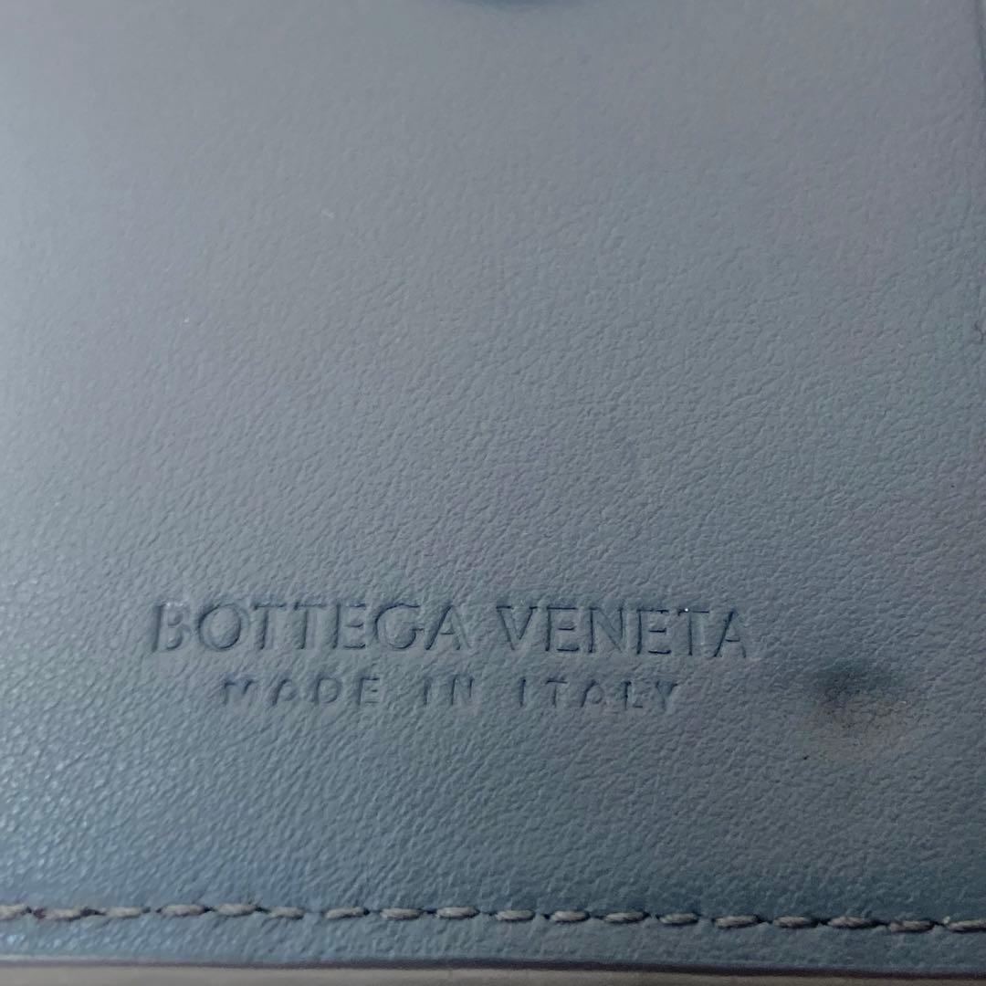 美品BOTTEGA VENETA 6連キーケース マキシイントレチャート グレー
