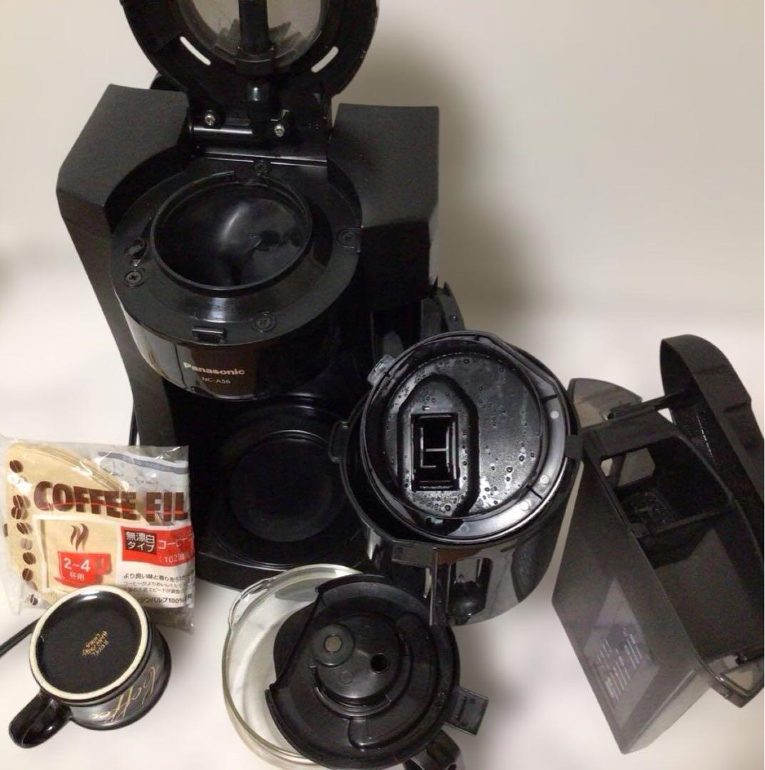 【美品】Panasonic NC-A56 コーヒーメーカー　全自動　マグカップ付