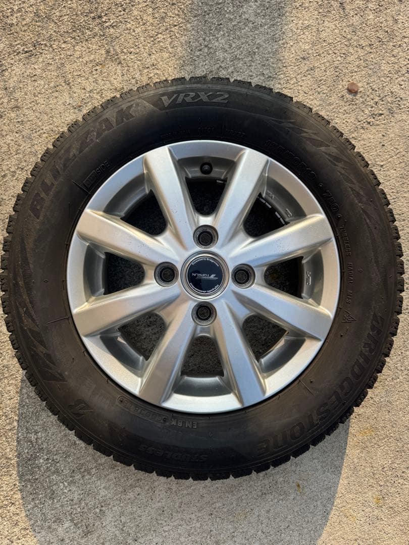 ブリヂストン BLIZZAK 155/70R13 アルミ付4本