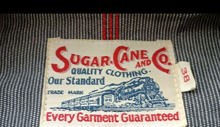 モルボルシュガーケーン ヒッコリー カバーオール　デニムジャケット