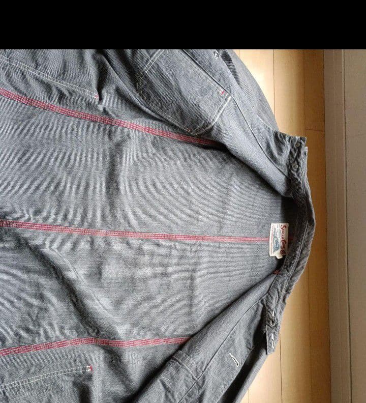 モルボルシュガーケーン ヒッコリー カバーオール　デニムジャケット