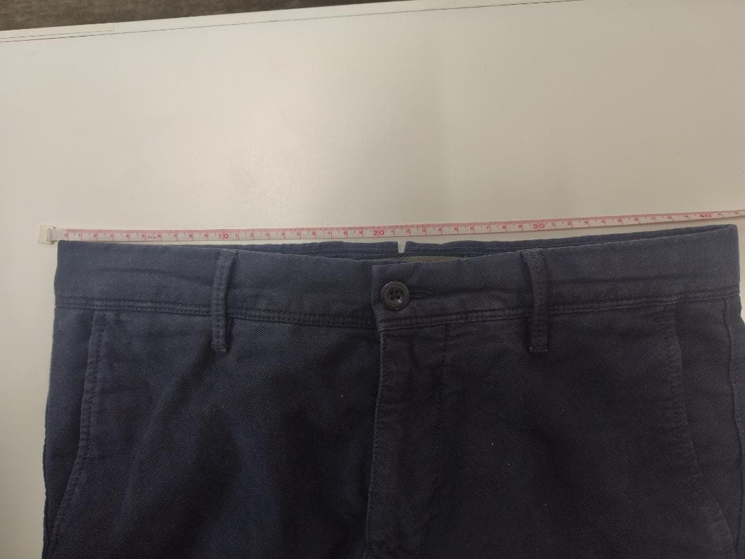 【美品】インコテックス 100型 トリコチノ ネイビー 30 国内正規品