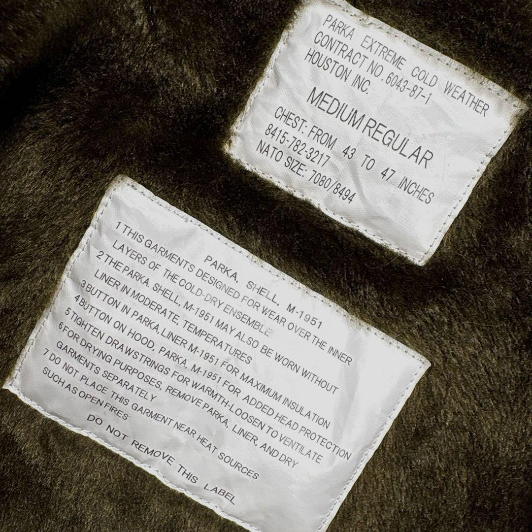 ✨WAIPER別注・M-51✨ヒューストン　モッズコート　ライナー　オリーブ　M