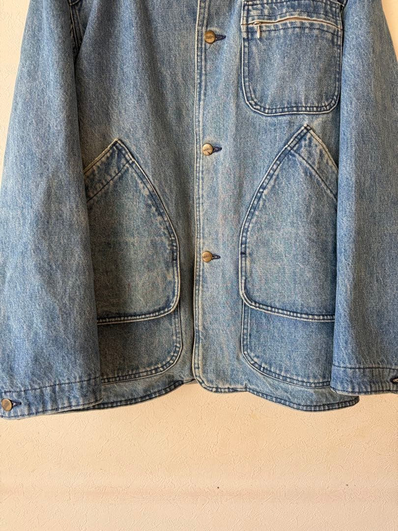 LLBean 80s デニムハンティングジャケット　USA製　ライナー付