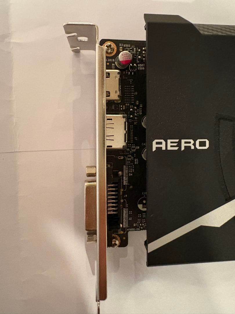 MSI GeForce GTX 1630 AERO ITX 4G OC 箱無し