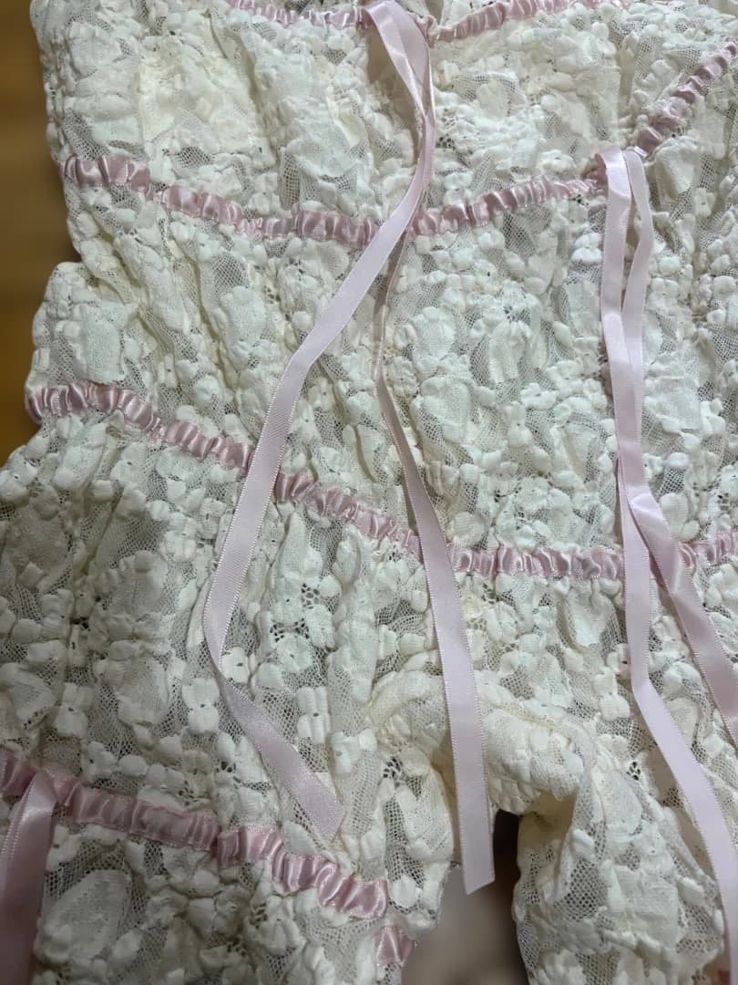 Yuhan Wang Lace Ribbon Shorts レース ショーツ S