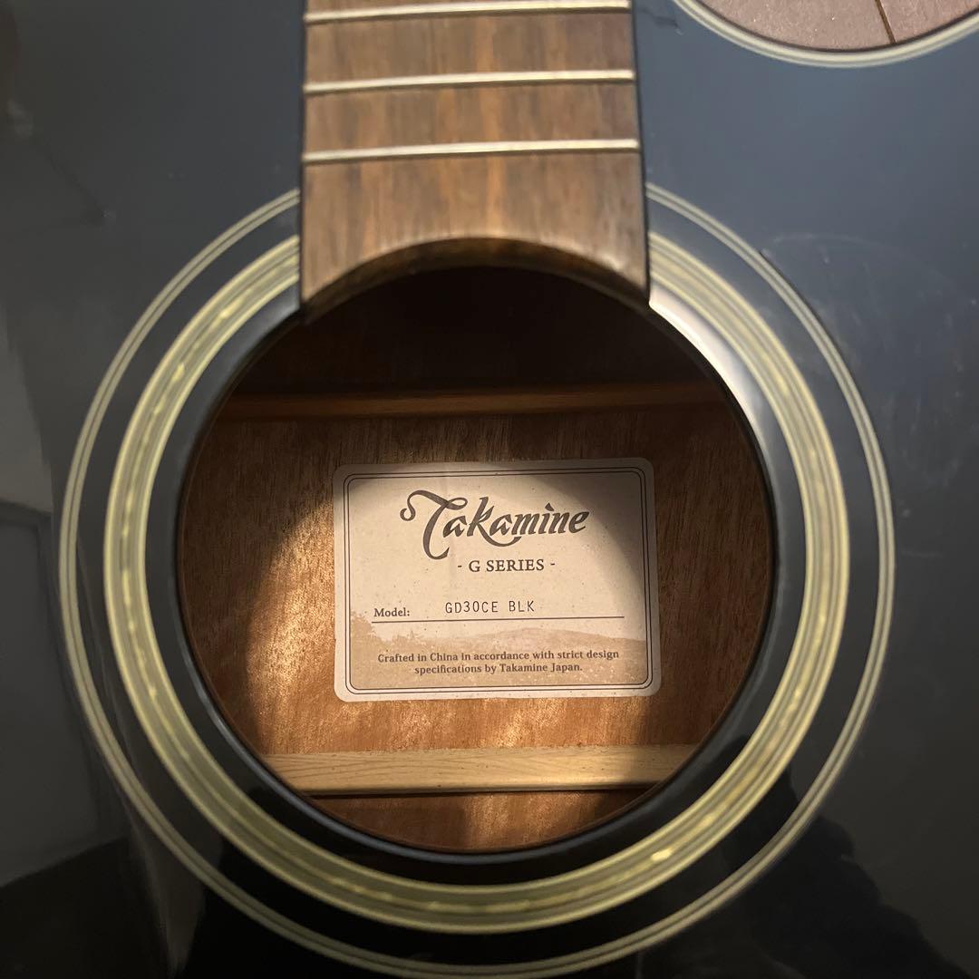 Takamine タカミネ GD30CE 袋付き 新しい弦付き
