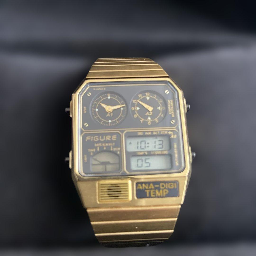 【CITIZEN】アナデジテンプ ANA-DIGI TEMP シチズン ゴールド