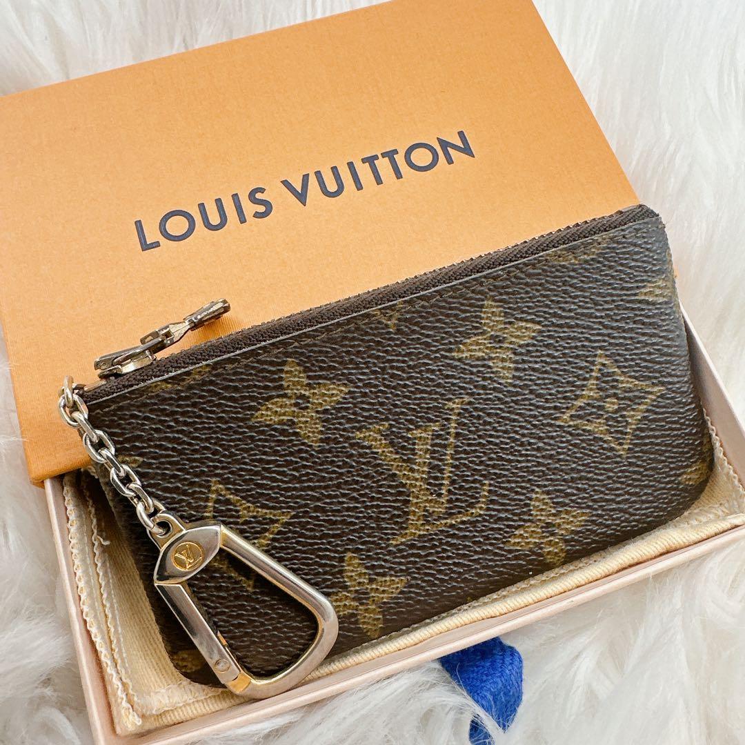 箱保存袋付　ルイヴィトン　モノグラム　ポシェットクレ　キーケース