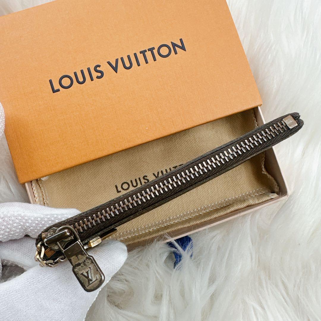 箱保存袋付　ルイヴィトン　モノグラム　ポシェットクレ　キーケース