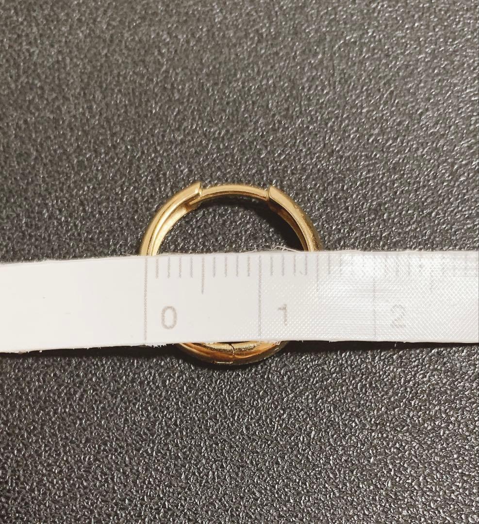 定価の半額！2個セット アバランチ 10Kゴールド フープピアス 15mm