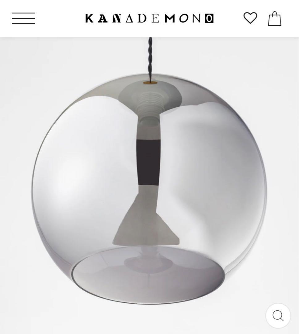 メタリックペンダントライト 球形