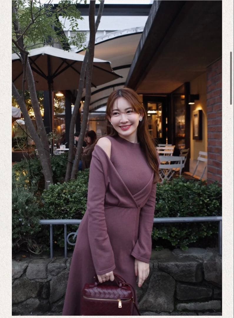 ワンピース Cache-Coeur Layered Knit Dress M