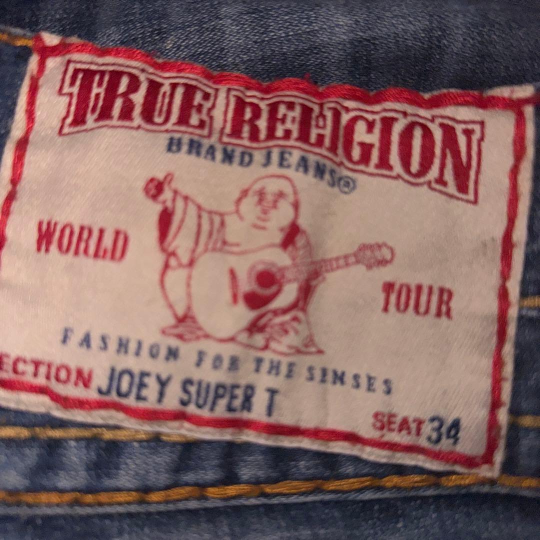 希少 Ture Religion デニム JOEY SUPER T 太ステッチ