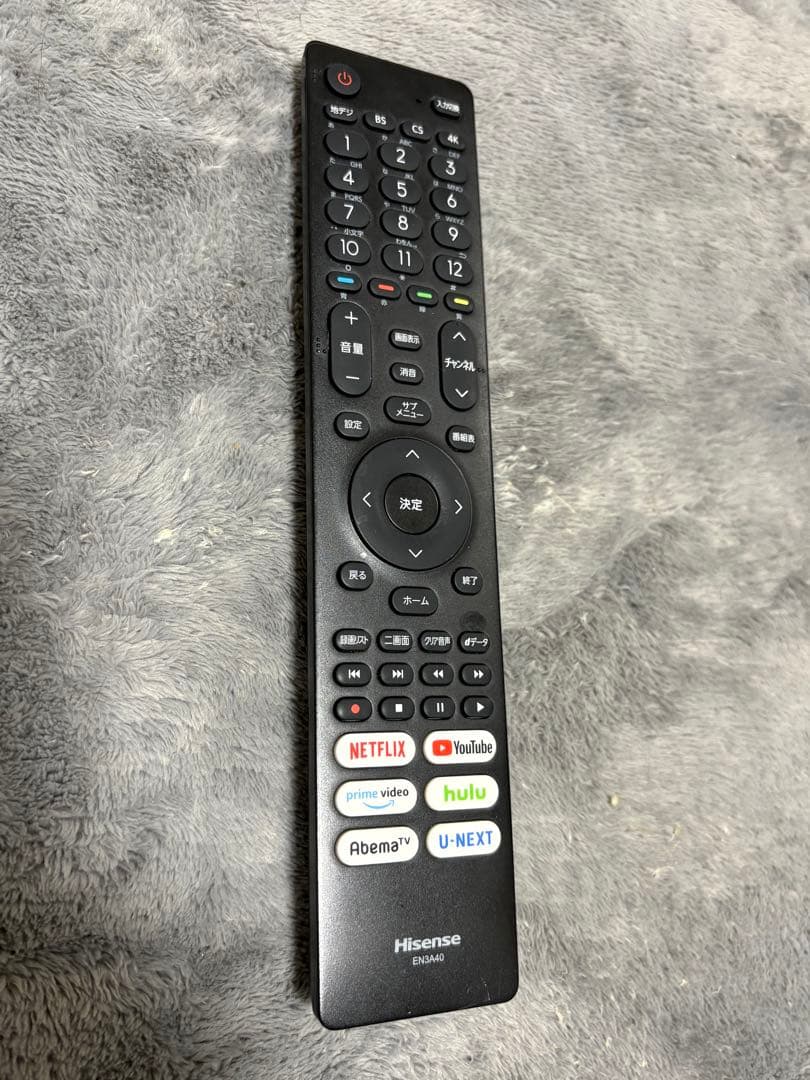 テレビ　55インチ　説明書付き