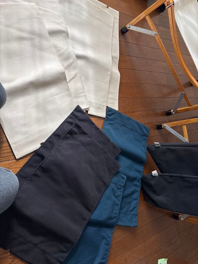 刻印有り カーミットチェア ワイド 2脚セット 純正シート付 コンダクターズ