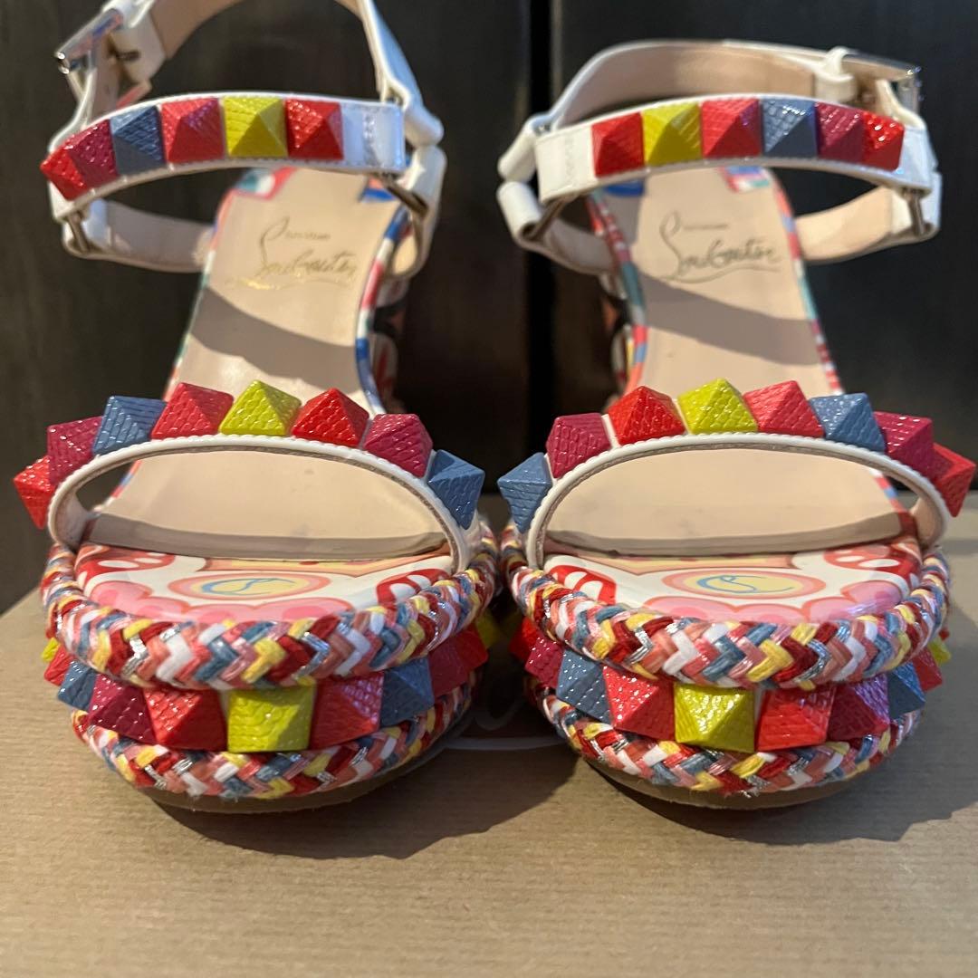 Christian Louboutin ストラップ　サンダルウェッジソール箱あり