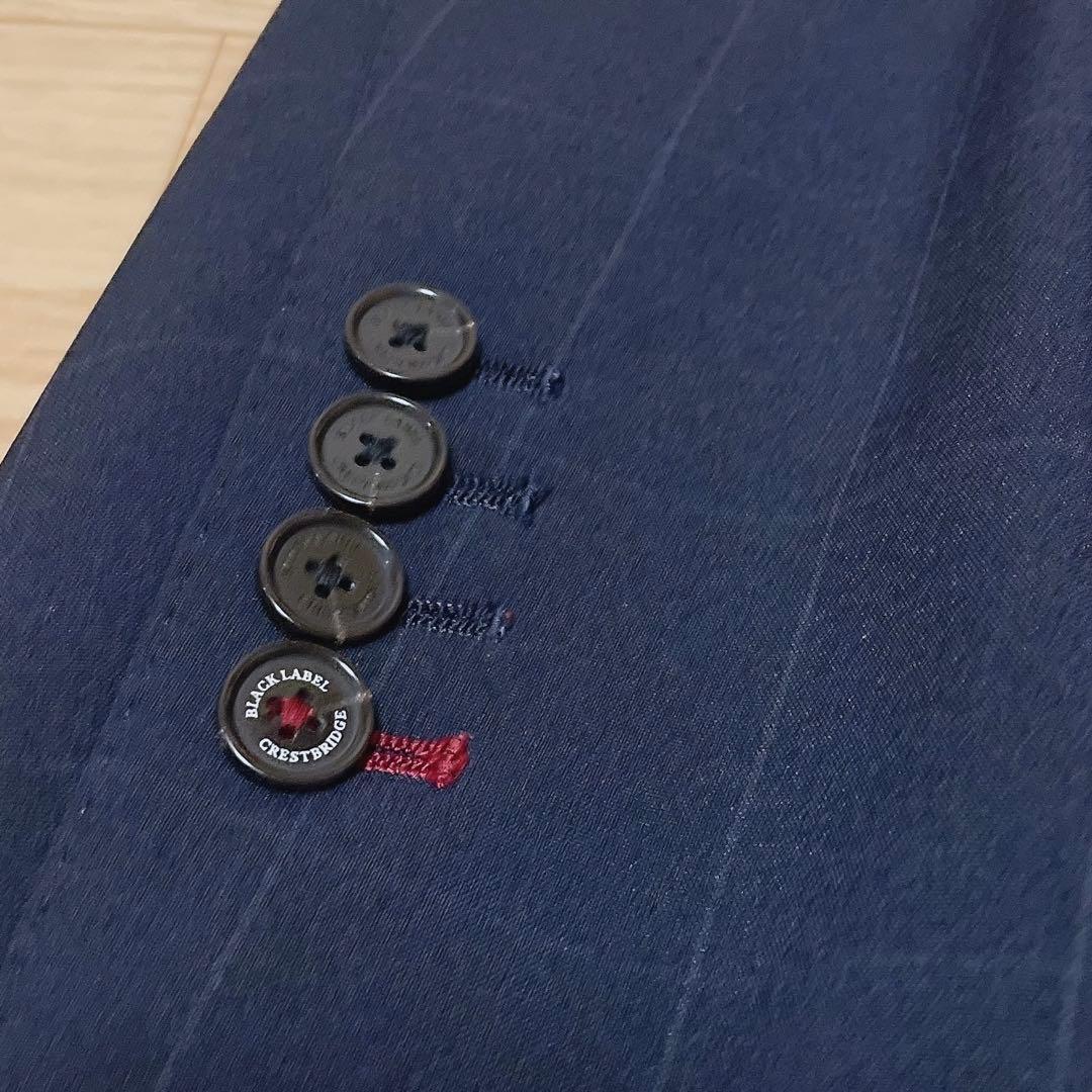 美品　BLACK LABEL CRESTBRIDGE セットアップ ネイビー　L
