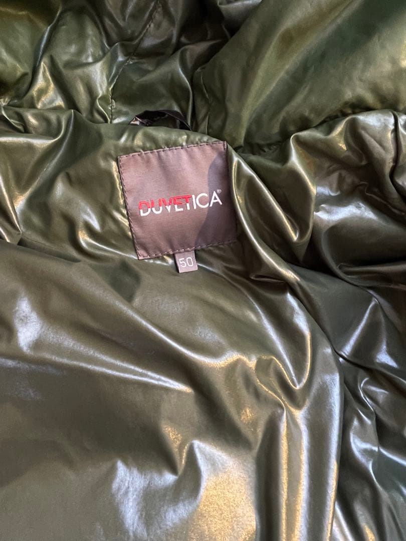 【超希少】’00s DUVETICA フード付きダウンジャケット 50サイズ