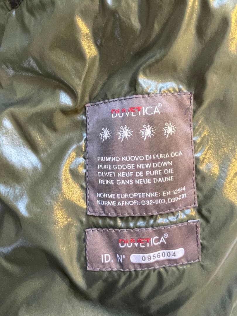 【超希少】’00s DUVETICA フード付きダウンジャケット 50サイズ