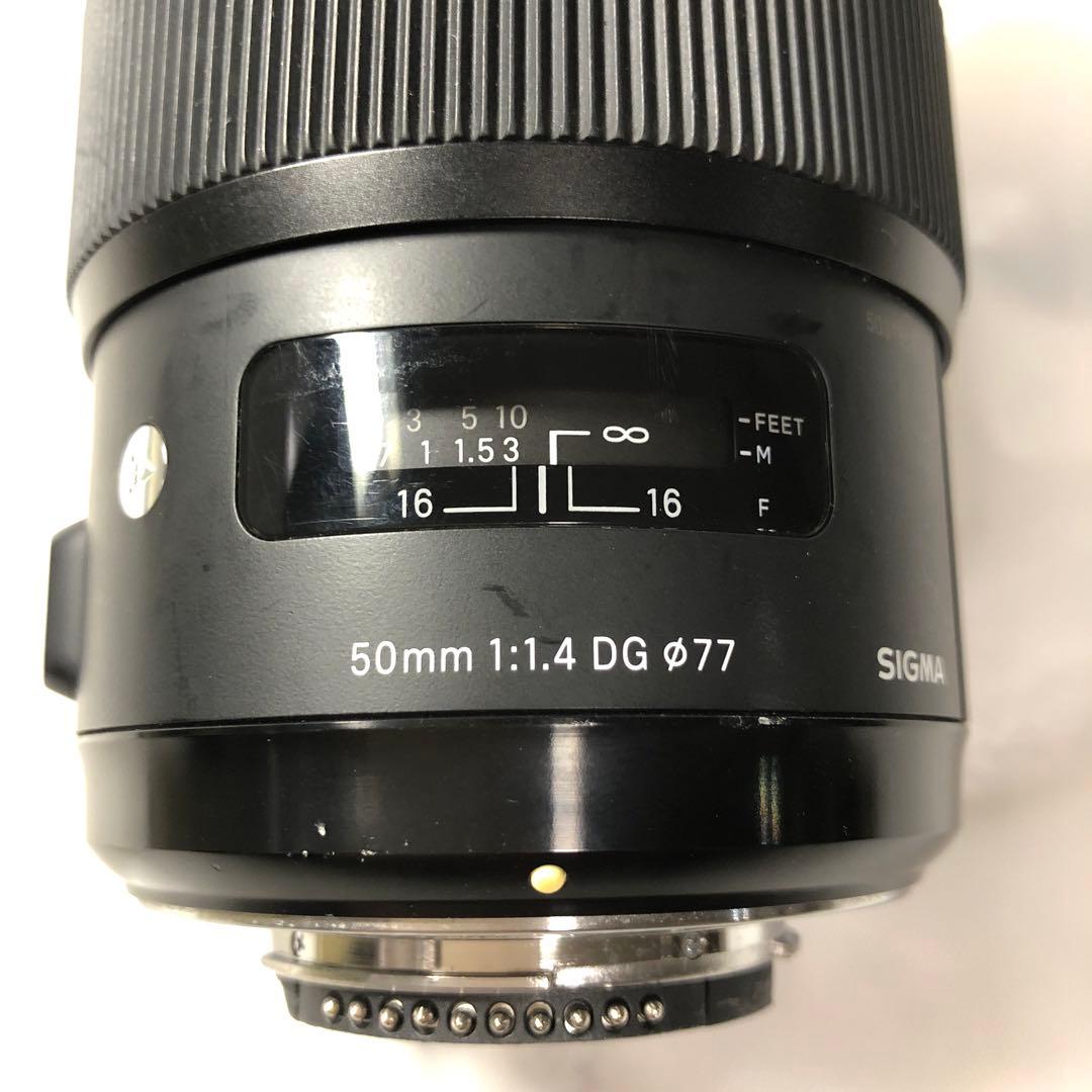 SIGMA 50mm F1.4 DG Art レンズ　Fマウント