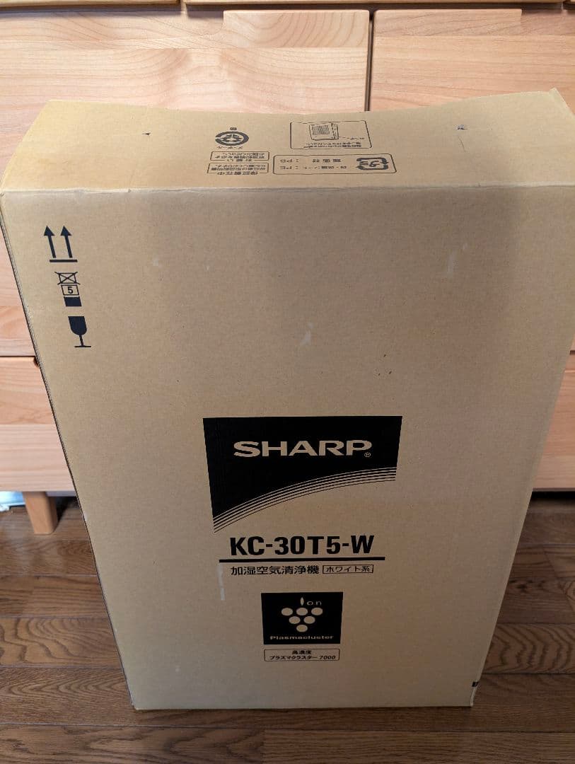 【未使用品】シャープ　加湿空気清浄機　KC-30T5-W プラズマクラスター