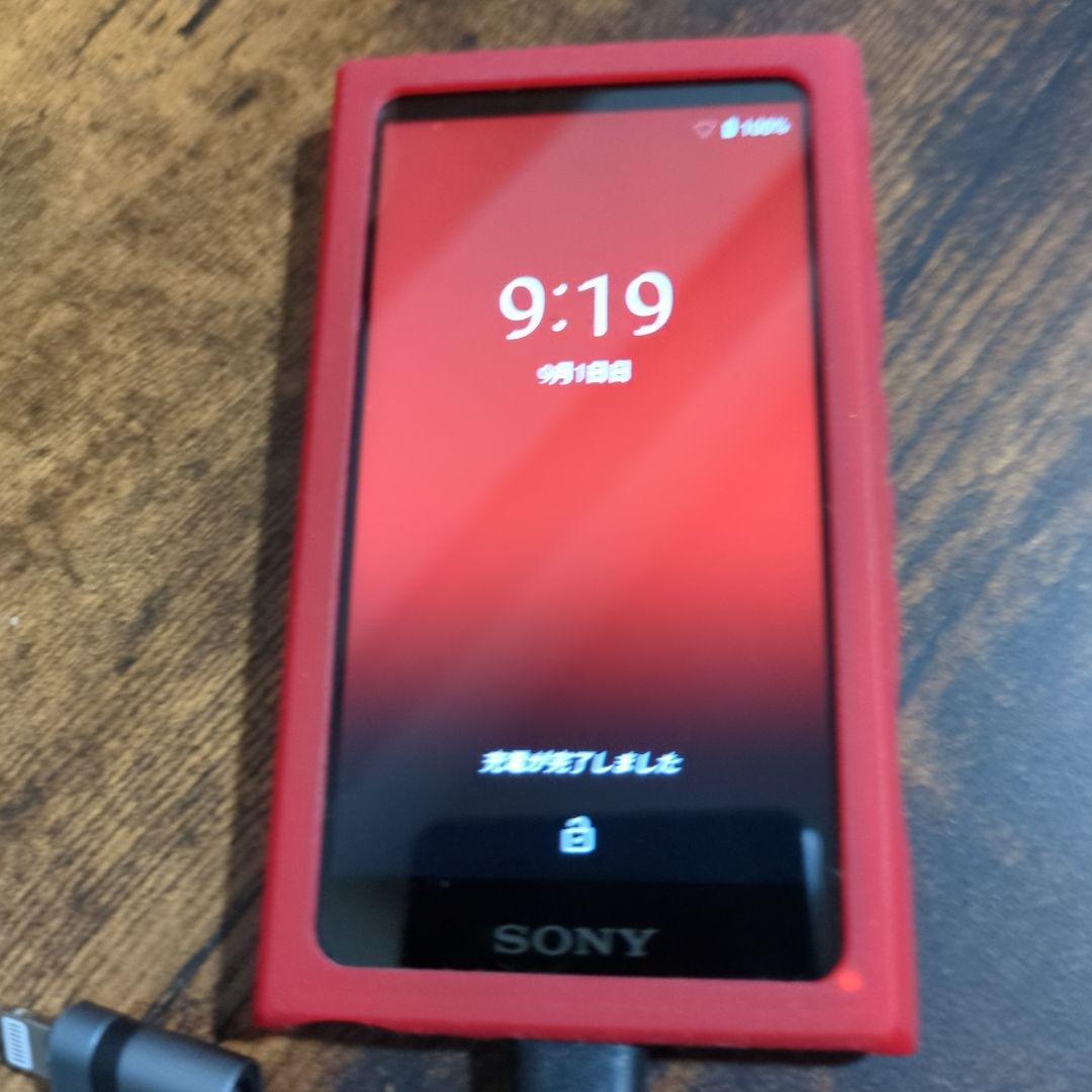 ウォークマン　SONY NW-A105 デジタルオーディオプレーヤー レッド