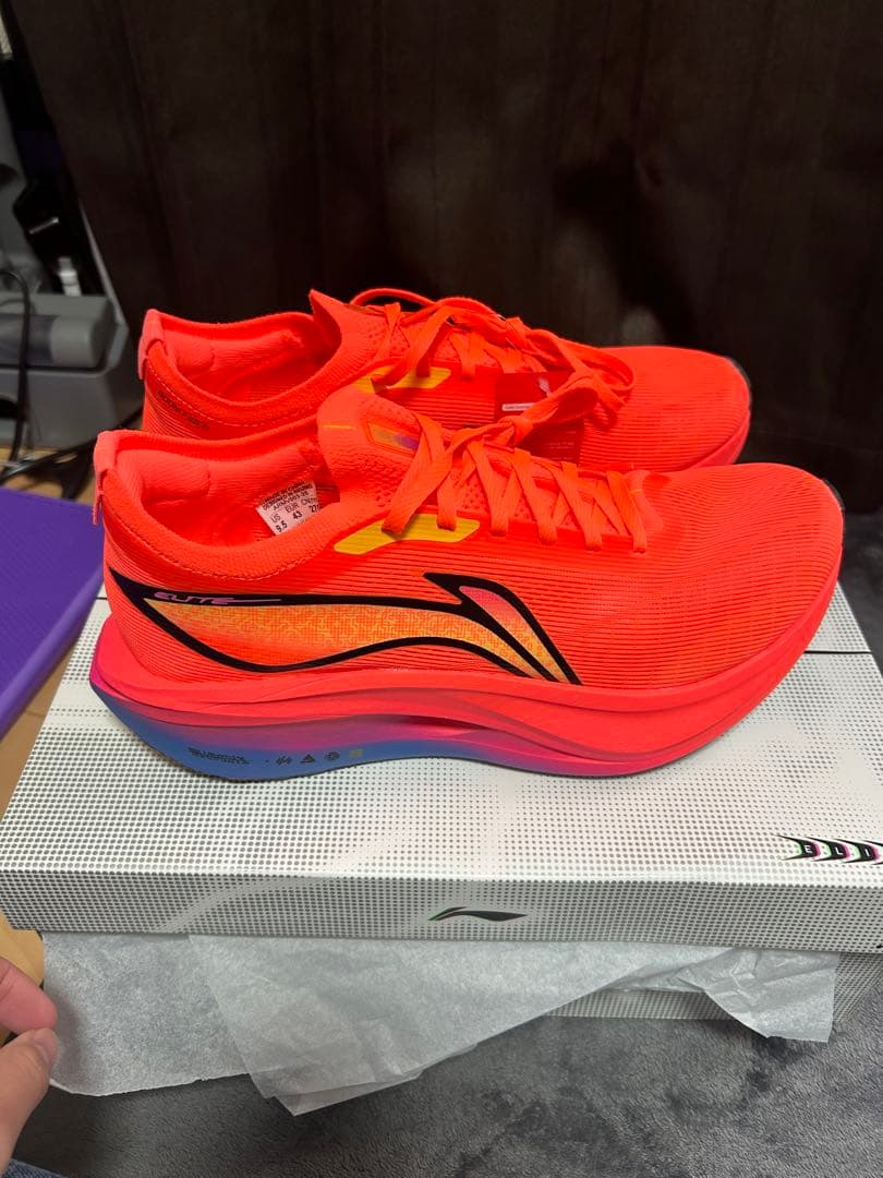 【新品未使用】リーニン、Feidian elite5、27cm