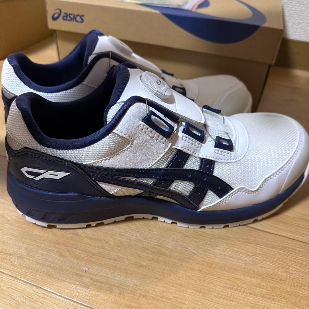 アシックス 安全靴 ウィンジョブ 【25.5cm】白CP209 BOA