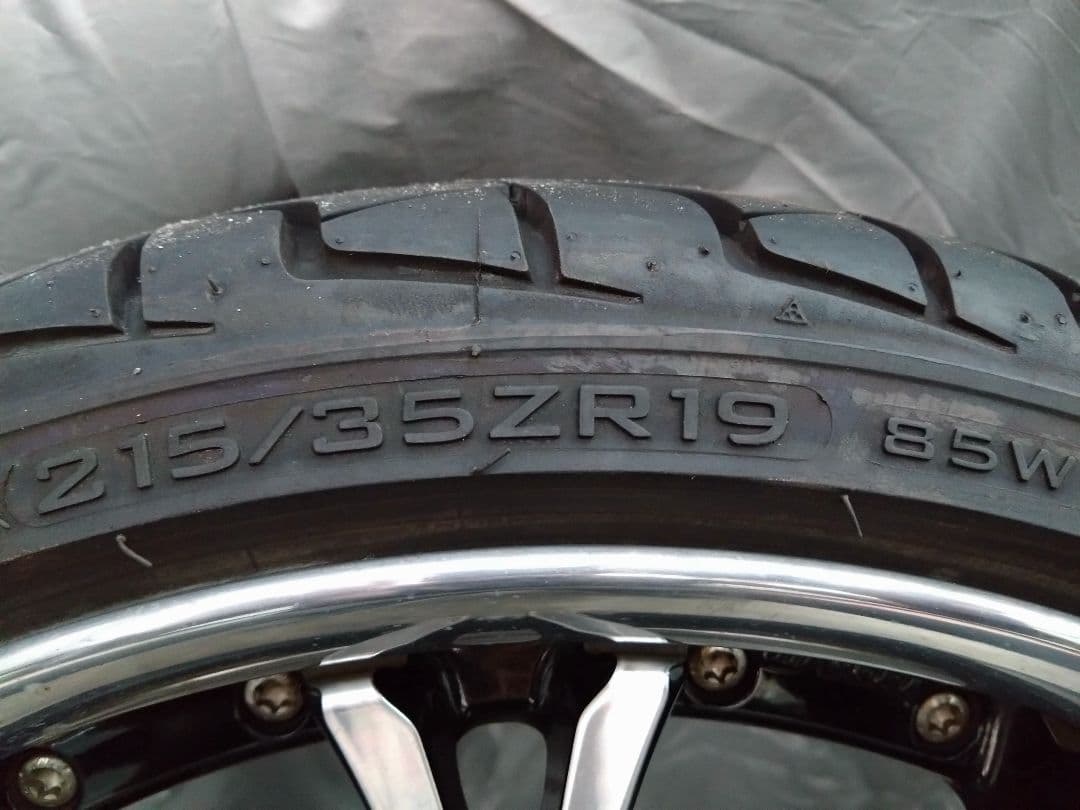 WORKシュヴァートSC6 19インチ7.5J +48 5穴 PCD114.3