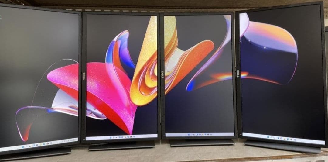 【４台セット】DELL P2217H HDMI 21.5インチ 回転 高さ調節