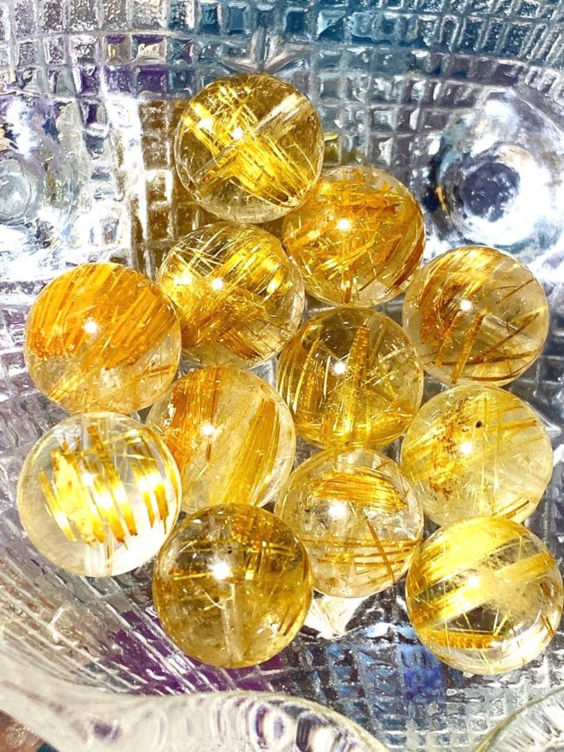 aretan品 ゴールドルチル16玉と4玉