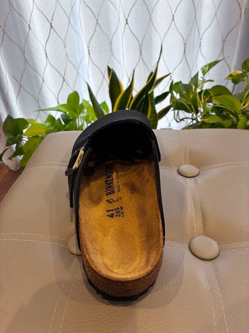【極美品】ビルケンシュトック ボストン 41(26.5cm) ブラック2024年