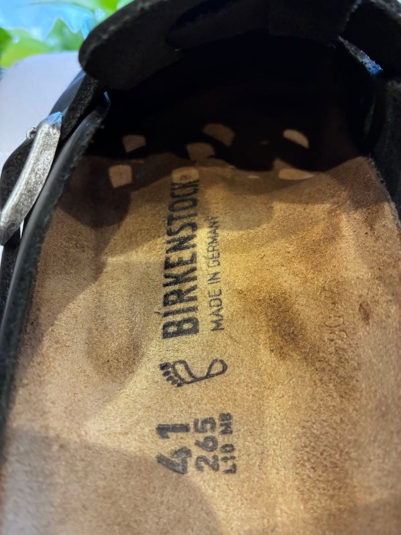 【極美品】ビルケンシュトック ボストン 41(26.5cm) ブラック2024年