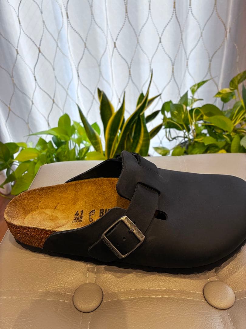 【極美品】ビルケンシュトック ボストン 41(26.5cm) ブラック2024年