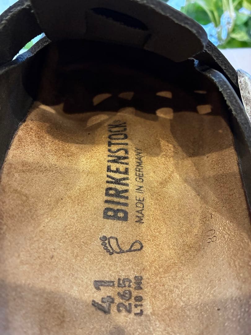 【極美品】ビルケンシュトック ボストン 41(26.5cm) ブラック2024年