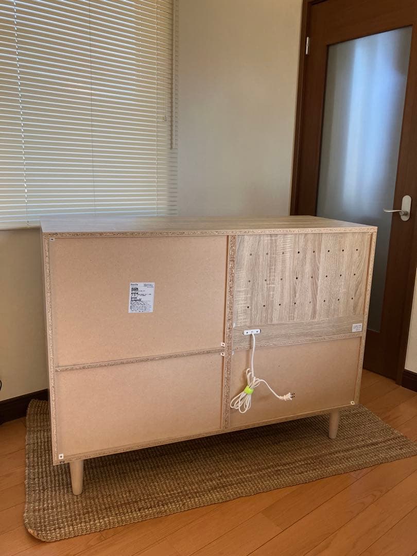 【組立て不要！設置込み】食器棚 レンジ台 LOWYA ロウヤ シンプル 北欧