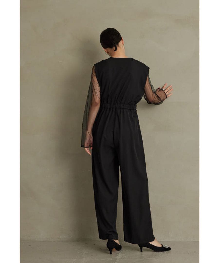 ＊美品＊スタンドアウトカラーオールインパンツ 2点セット パンツドレス