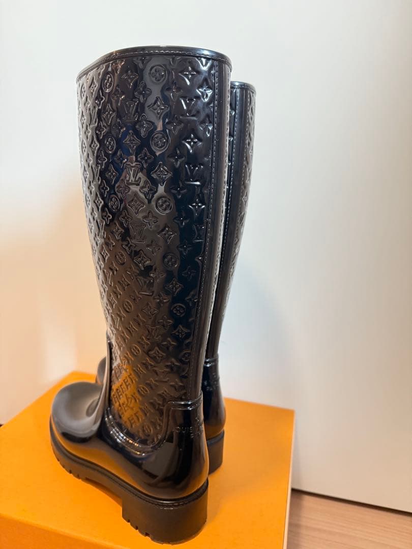 LOUIS VUITTON レインブーツ サイズ:37(23.5cm〜24cm)