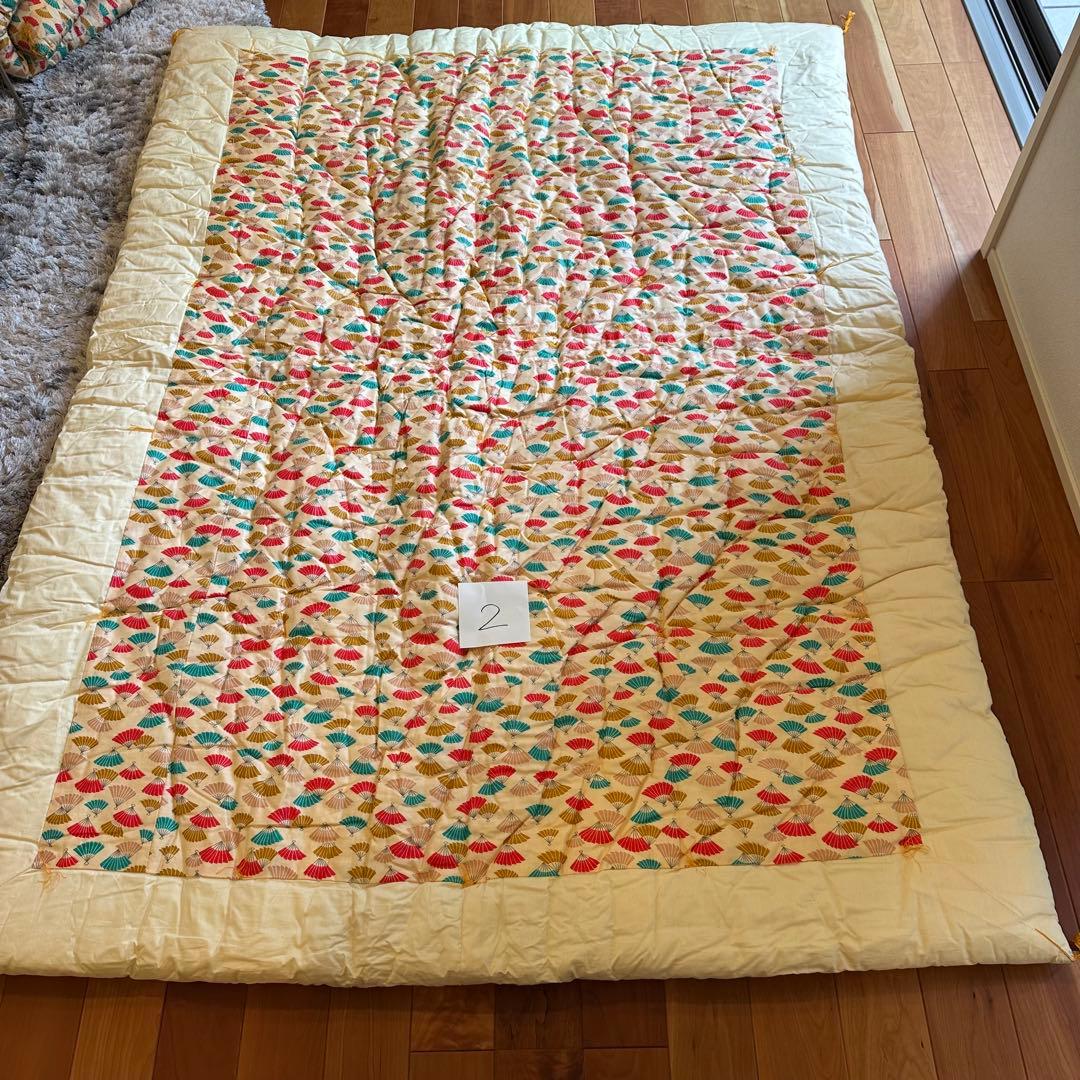 2組セット 敷布団2枚 掛け布団2枚 未使用 真綿 セット販売のみ 合計4枚