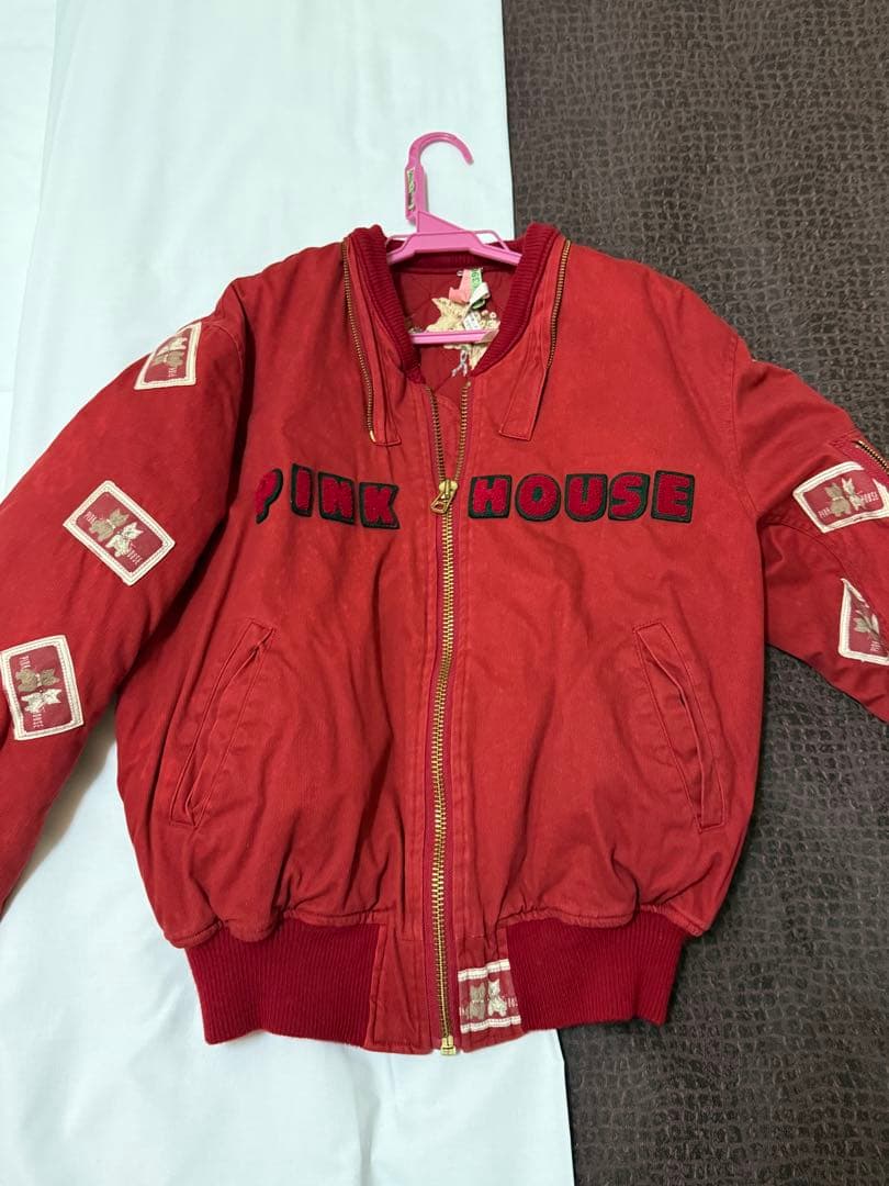 PINK HOUSE 犬柄　ジャケット　ブルゾン