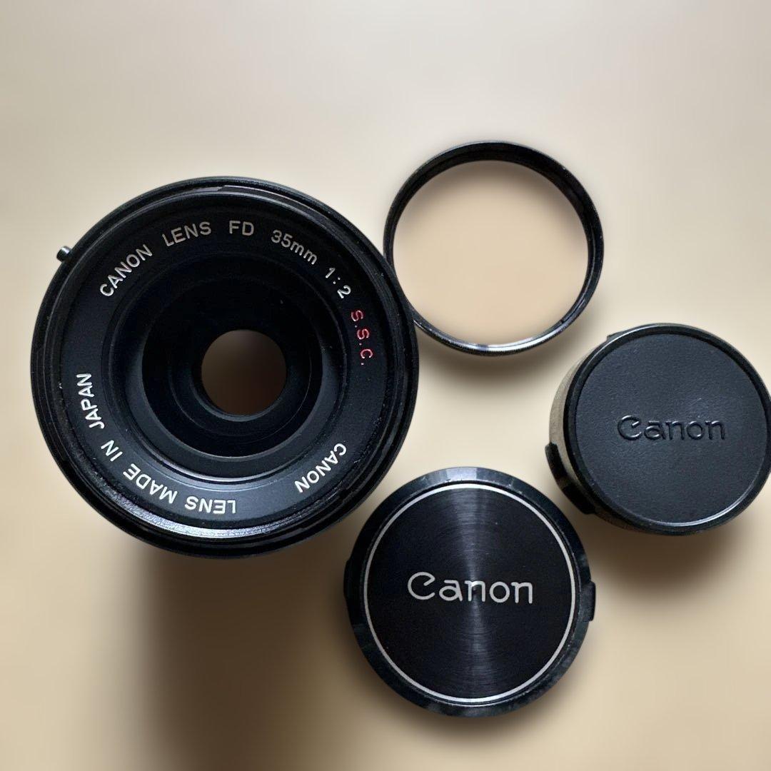 希少 CANON FD 35mm F2 S.S.C. FDマウント