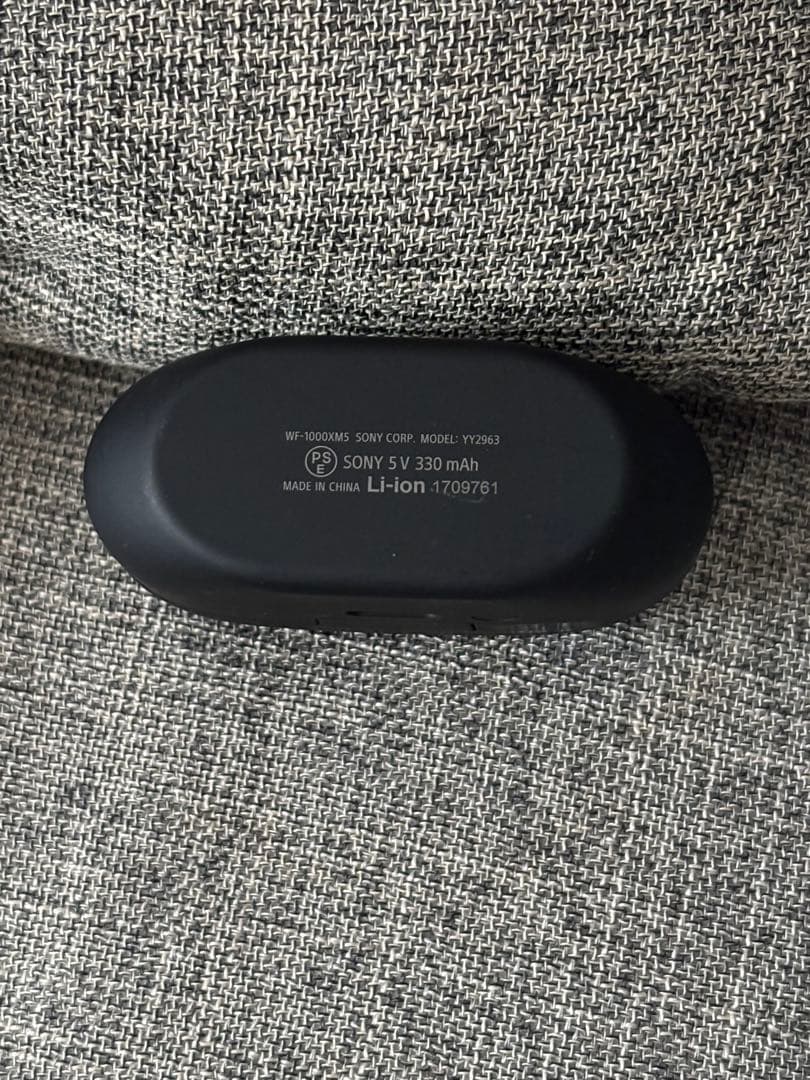 SONY WF-1000XM5 ケースと右耳イヤホン