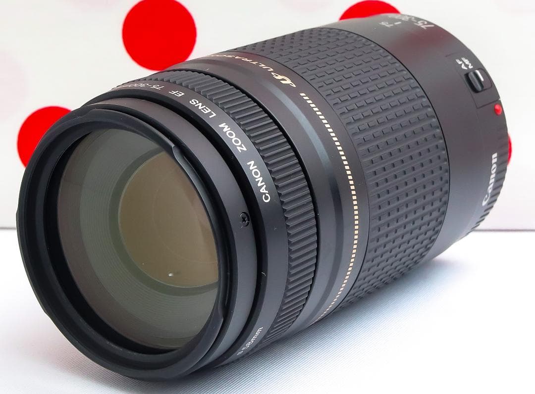 Canon EF 75-300mm USM❤超望遠レンズ❤canon純正レンズ