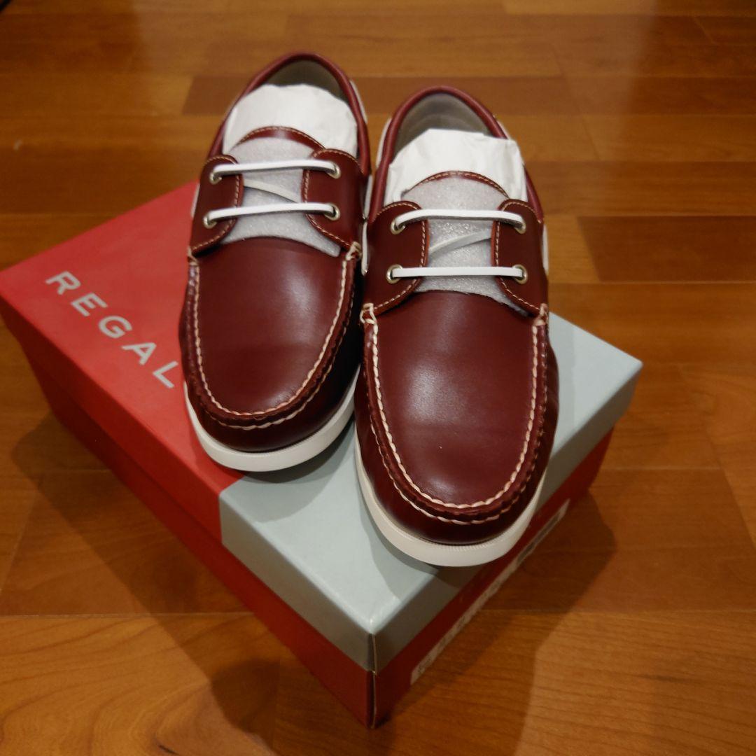 REGAL リーガル　メンズ　ワイン デッキシューズ　26cm
